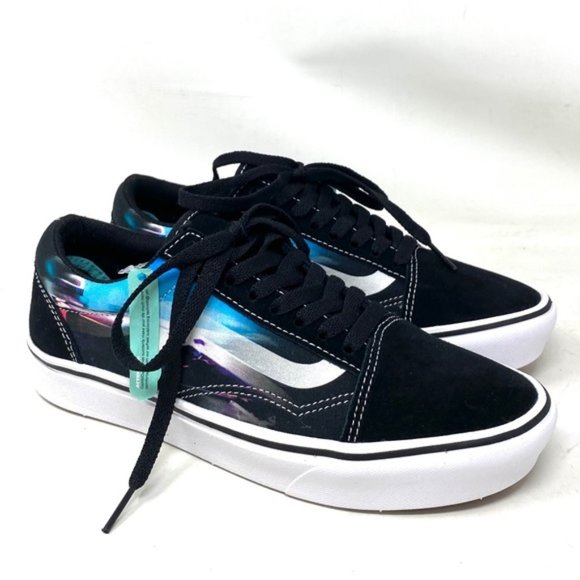 VANS Old Skool ComfyCush Formula 66 Shoe Low Skate Suede Black Women VN0A5DYCBM8 - Picture 2 of 9